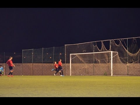 Gol de Kilian, jugador de la UD Teror 4 3 2016