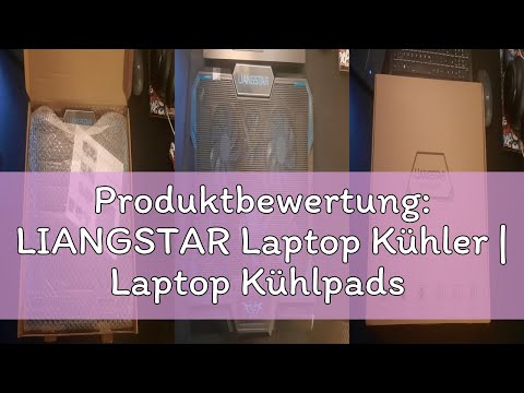Produktbewertung: LIANGSTAR Laptop Kühler | Laptop Kühlpads für 12-17 Zoll Notebook | 6 Lüfter mit L
