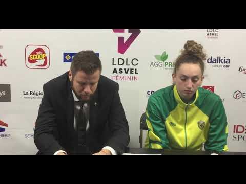 2019.11.06. LDLS ASVEL Feminin - Sopron Basket, Gáspár Dávid értékel