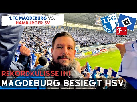WOW!!! MAGDEBURG BESIEGT HSV VOR REKORDKULISSE!!! / 1. FC MAGDEBURG VS. HSV / FANPRIMUS STADIONVLOG