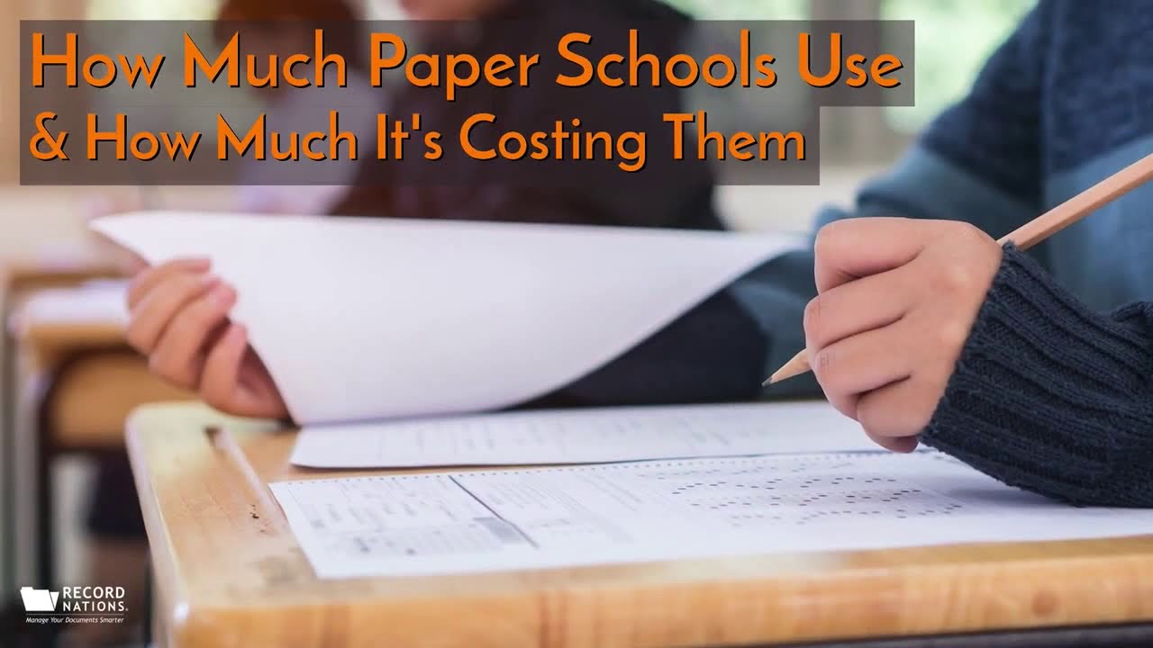 How much paper do schools use?