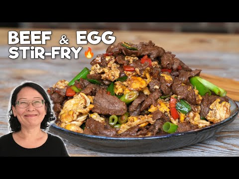 Chinese Beef & Egg Stir-Fry 🥚 🔥 So Simple, So Delicious!