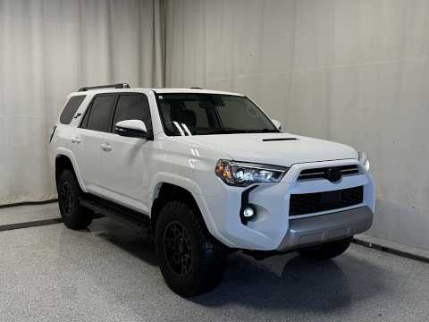 2021 Toyota 4Runner 4WD in White for sale at Park Mazda in Sherwood Park, AB