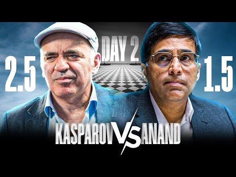 Clutch Chess Legends | Vishy Anand (1.5) vs Garry Kasparov (2.5) | Day 2