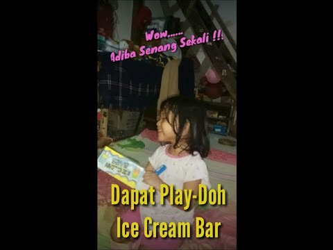 Wow Adiba Dapat Hadiah! Play-Doh Ice Cream Bars