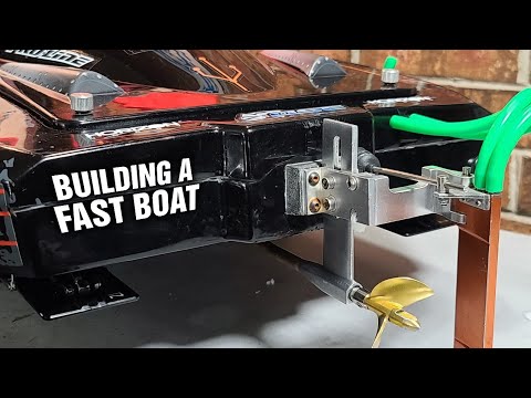 Fixing Bent Rudder & Modifying The Strut For All Out Speed Proboat Blackjack 42