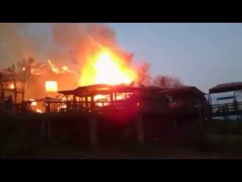 Ruby River Resort in flames just outside Middelburg