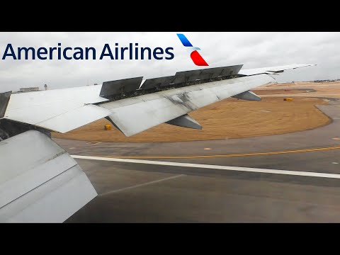 American Airlines Boeing 777-200ER Landing in Dallas/Fort Worth (DFW)