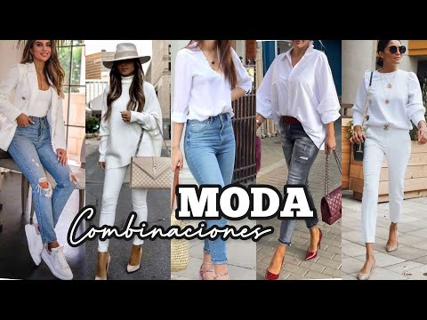 COMBINACIONES DE MODA MUJER CASUAL 23/2024 LOOKS Outfits PARA MUJER TENDENCIAS 2024