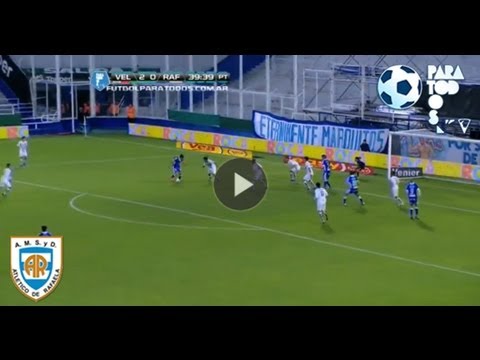 El palo dijo no. Vélez 2 - Rafaela 0. Fecha 8. Torneo Inicial 2013. Fútbol Para Todos