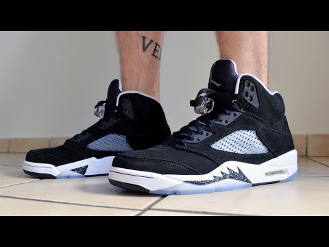 Jordan 5 Moonlight on Feet Review (Oreo)