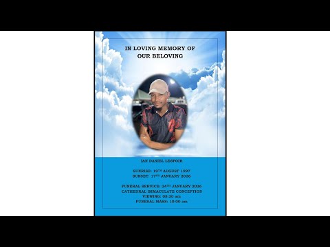 In Loving Memory Of Ian, Daniel Lespoir