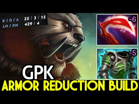 GPK [Tusk] Armor reduction Build One Punch Kill Dota 2