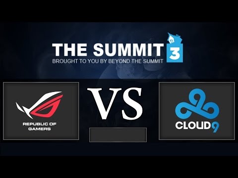 Dota 2  Highlights   Cloud 9 vs Asus Polar    Game 1 The  Summit 3