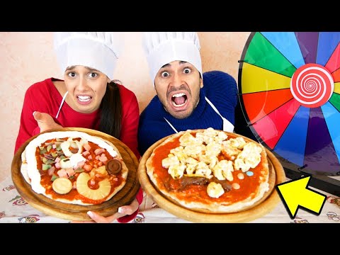 LA RUOTA DECIDE GLI INGREDIENTI DELLA PIZZA!!