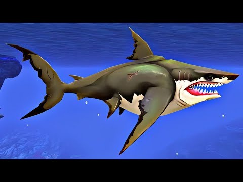 Hungry Shark World - Megalodon In South China Sea - Megalodon Shark Unstoppable, Undying Gameplay
