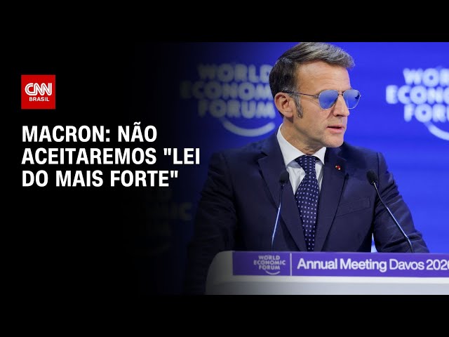 Em referência aos EUA, Macron diz que França prefere "respeito a valentões" | CNN 360°
