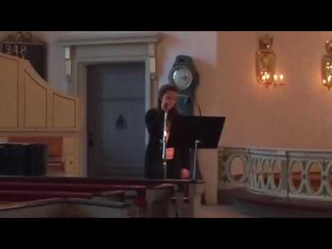 Välkommen hit,   jag sjunger på ett barndop i skärstads kyrka