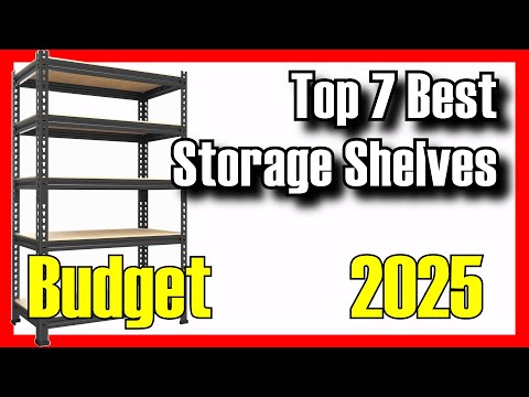 📦🔥 TOP 7 BEST Budget Storage Shelves to Buy on Amazon [2025]✅[Cheap] For Basements / Garages
