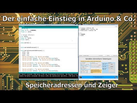 Der einfache Einstieg in Arduino & Co. 22: Speicheradressen und Zeiger