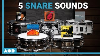 5 Legendary Snare Sounds | Recreating Iconic Drum Sounds