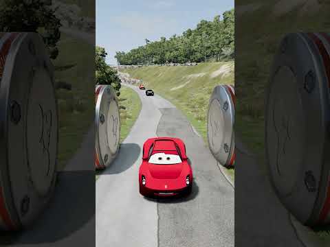 Pixar Cars 3 Bollard Crush – BeamNG.drive