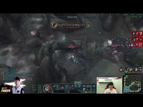 ZOE vs EKKO mid // Faker Stream gameplay 8.8 // (Korean Rank)