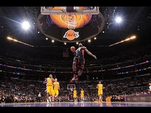 Lebron and D-Wade Start Off the Game with 4 dunks | and if you don't