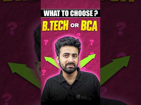B.Tech vs BCA? Which Degree can get you high package? 🤔 #collegewallah #shorts #degree