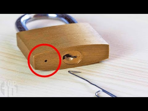 Here's What The Tiny Hole In Locks Is For