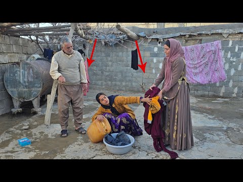 Grandfather plans to harass Pourya's second wife to leave the house.