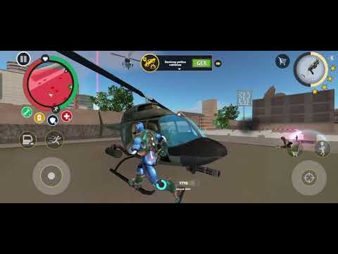 Rope Hero: Vice Town (Iron Ball Machine Attack Zombies Human on Army Base) - Android Gameplay