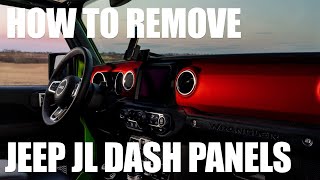 Jeep JL/JT DASH PANEL REMOVAL - How To Remove and Replace