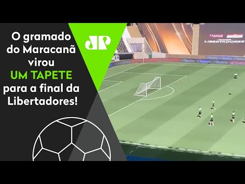 EXCLUSIVO! OLHA como está FO** o gramado do Maracanã para Palmeiras x Santos!