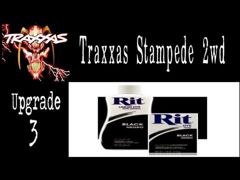 Zeaus - Traxxas Stampede - Level 3 Upgrade - Dyeing Servo Case, Servo Saver, Antenna Black