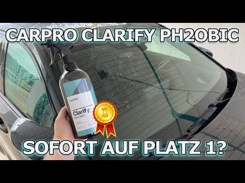 Direkt ausverkauft und nun wieder da! Glasreiniger mit starker Versiegelung! CarPro Clarify PH2OBIC