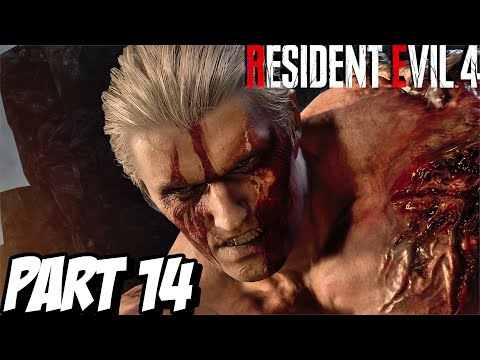 RESIDENT EVIL 4 REMAKE Walkthrough Gameplay Part 14 Hardcore Difficulty - Chapter 14