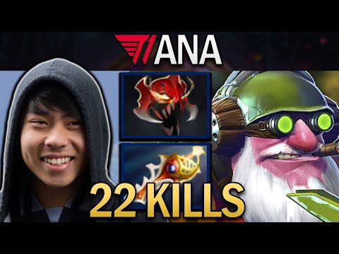 Sniper Dota 2 Gameplay T1.Ana with 22 Kills and Divine Rapier