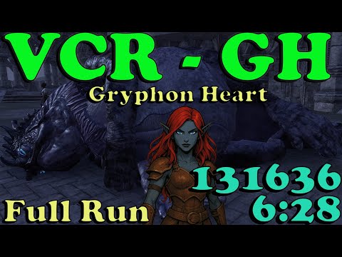 ESO|Veteran Wolkenruh|Cloudrest|VCR|Gryphon Heart|GH|Main Tank|Portal|Full Run