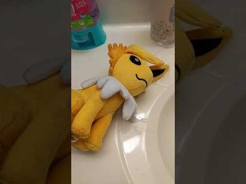 Sylvia the Sylveon and Jolteon feed each other watermelons Sylvia throws Jolteon in water