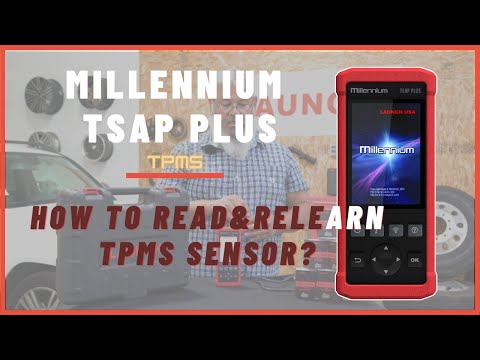 Launch Tech USA- How to Read and relearn TPMS Sensor on Millennium TSAP Plus