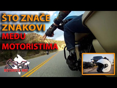 ŠTA ZNAČE ZNAKOVI IZMEDJU MOTORISTA