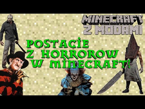 Scary movie characters in MC!  - Minecraft #146 - Horror Movie mod