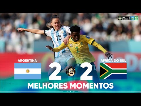 Gols e lances de Argentina x África do Sul