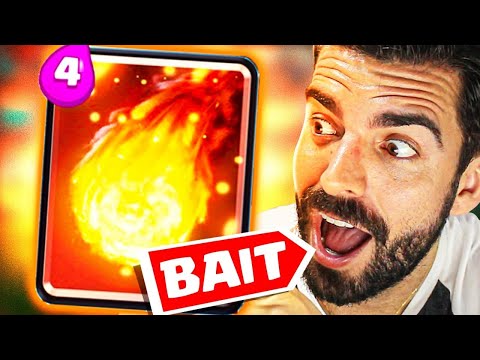 USEI O DECK DE BOLA DE FOGO BAIT MAIS FORTE DO CLASH ROYALE!