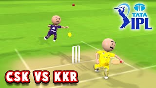 3D ANIM COMEDY - CRICKET IPL CSK VS KKR || IPL 2022