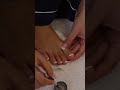 White French Tips Pedicure Nails