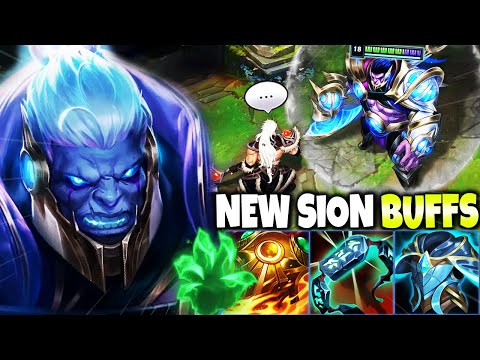 New Sion Season 14 Buffs made him a 6000HP MONSTER with the Immortal Build 🔥 LoL Sion s14 Gameplay