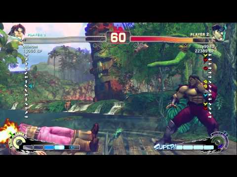 藍弟 lsy9983 [Bison] vs oblmom [T.Hawk]  SSF4 Japanese Online Ranked Matches - TRUE-HD