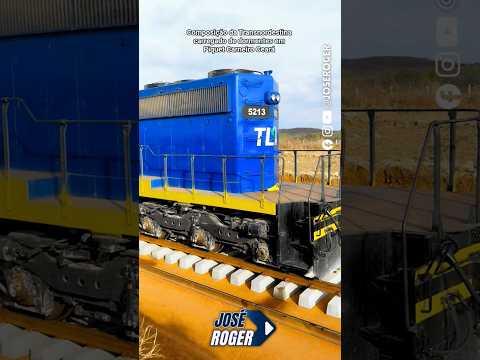 Composição da #transnordestina carregado de dormentes em #piquetcarneiro #ceará #viral #fy #shorts